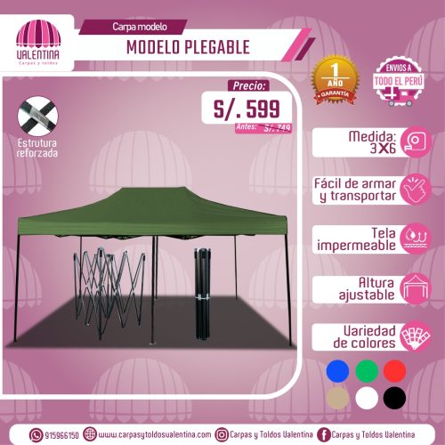 Plegable 3x6 (Importado)