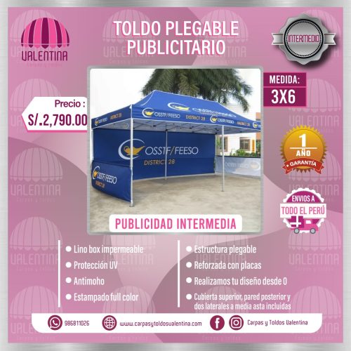 Plegable Publicitario 3 x 6 (Intermedio)