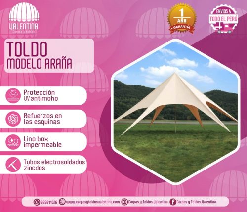 Toldos Araña 10.00 X 10.00