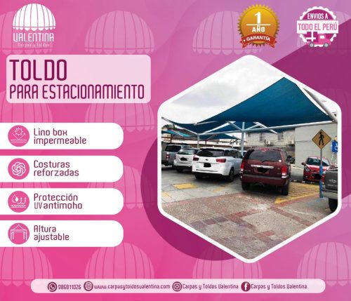 Toldo para Estacionamiento 4x5