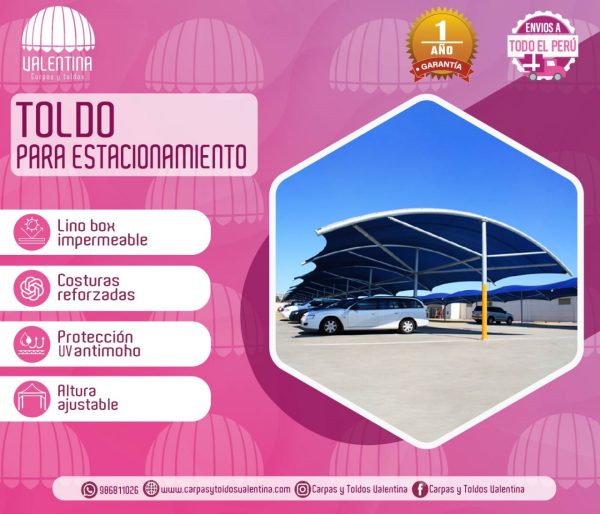 Toldo para Estacionamiento 3x4