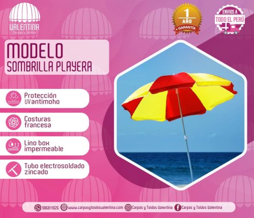 Sombrilla 2m