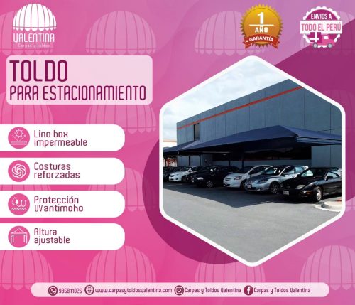 Toldo para Estacionamiento 2x3